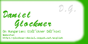 daniel glockner business card