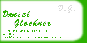 daniel glockner business card